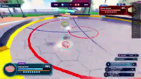 Clash prompt during an NPC fight