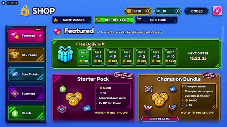 Store Codes list after a Discord string